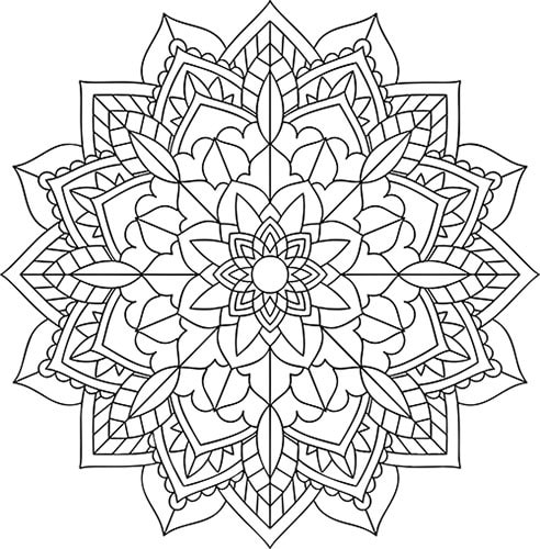 30 Desenhos de Mandala para Colorir - Online Cursos Gratuitos  Mandalas  zum ausdrucken, Mandala zum ausdrucken, Mandala ausmalen