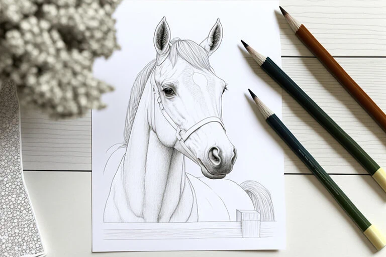 Die besten Pferde Ausmalbilder – kostenlose Malvorlagen