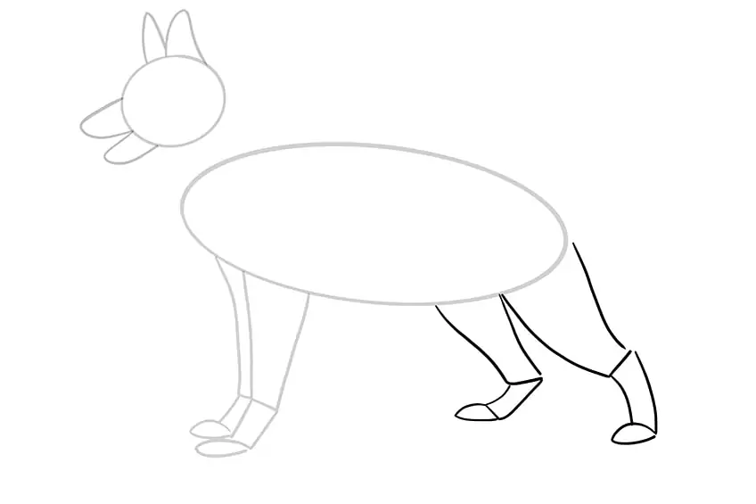 Schaeferhund zeichnen 06