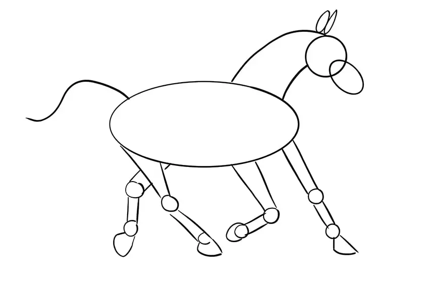 pferd zeichnen 10