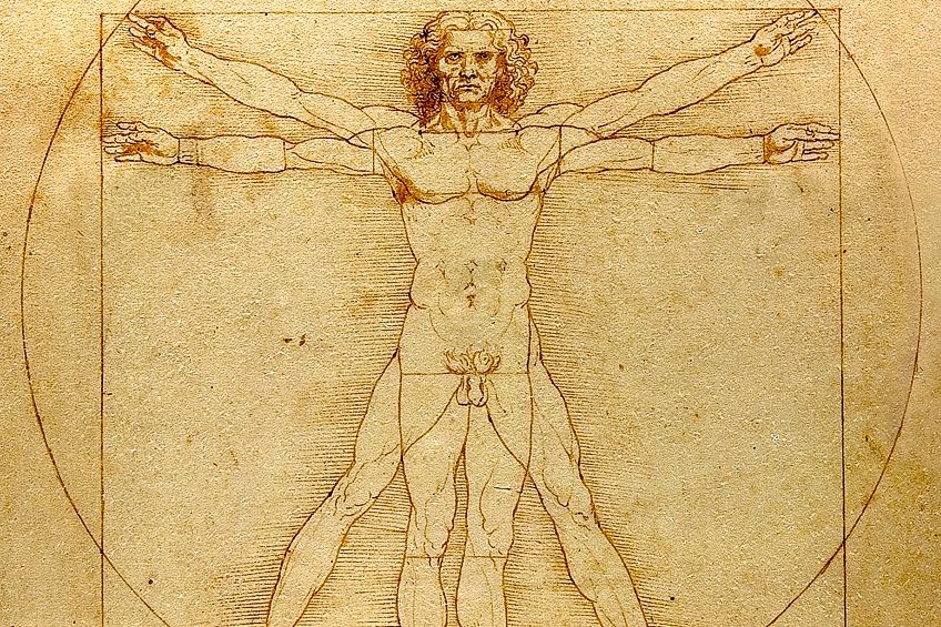 Vitruvianischer mensch da Vinci
