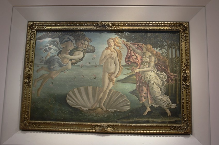 Wo ist die Geburt der Venus ausgestellt