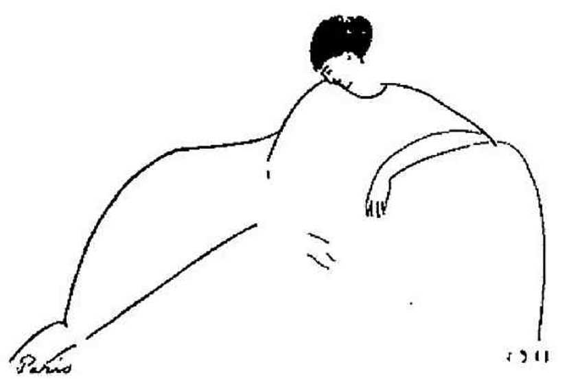 Modigliani Zeichnung