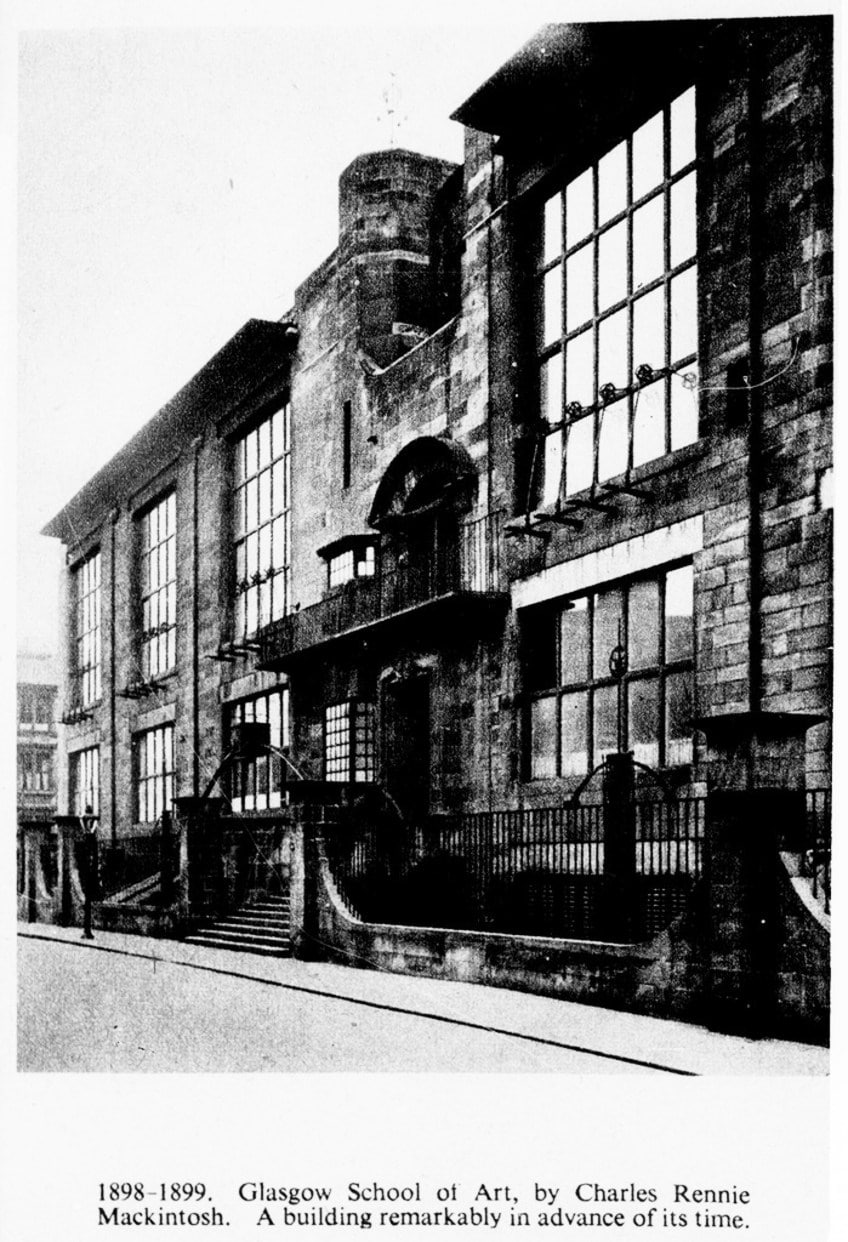 Charles Rennie Mackintosh Glasgow Kunstschule