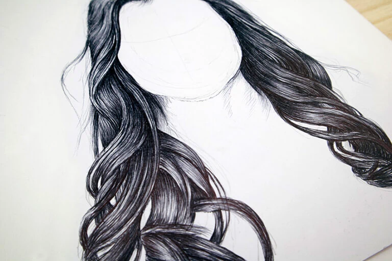 Haare zeichnen – Realistische Haare mit einfacher Anleitung