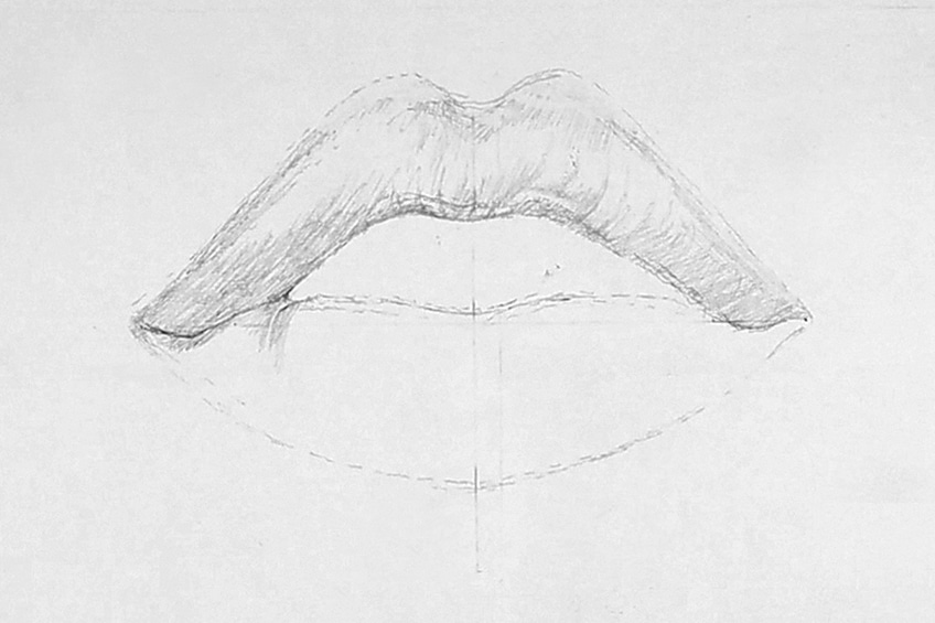 Lippen zeichnen 02