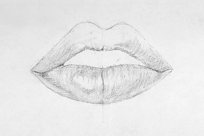 Lippen zeichnen 03