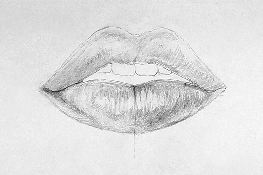 Lippen zeichnen 06