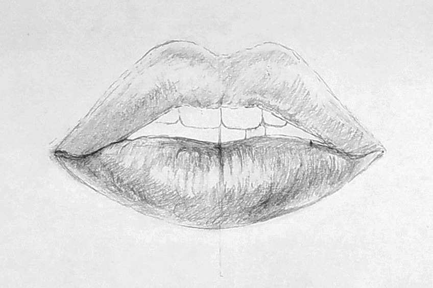Lippen zeichnen 07