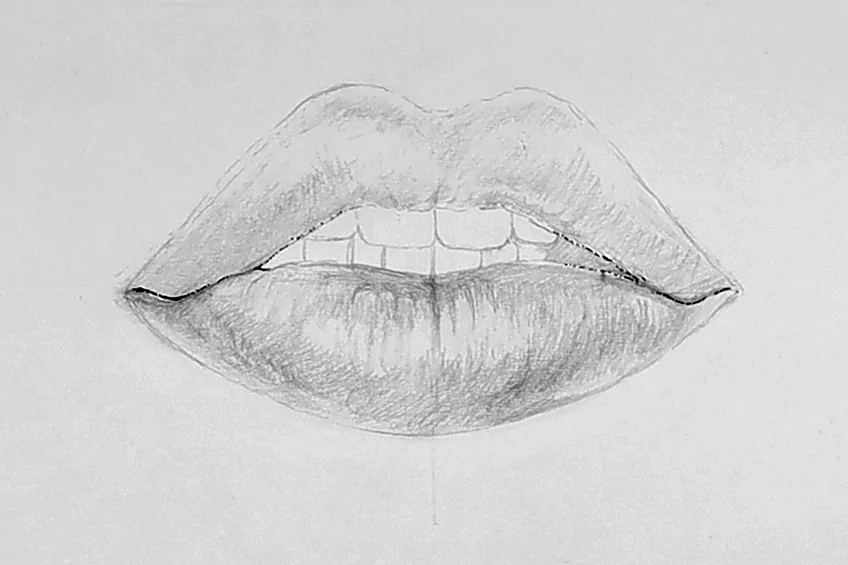 Lippen zeichnen 09