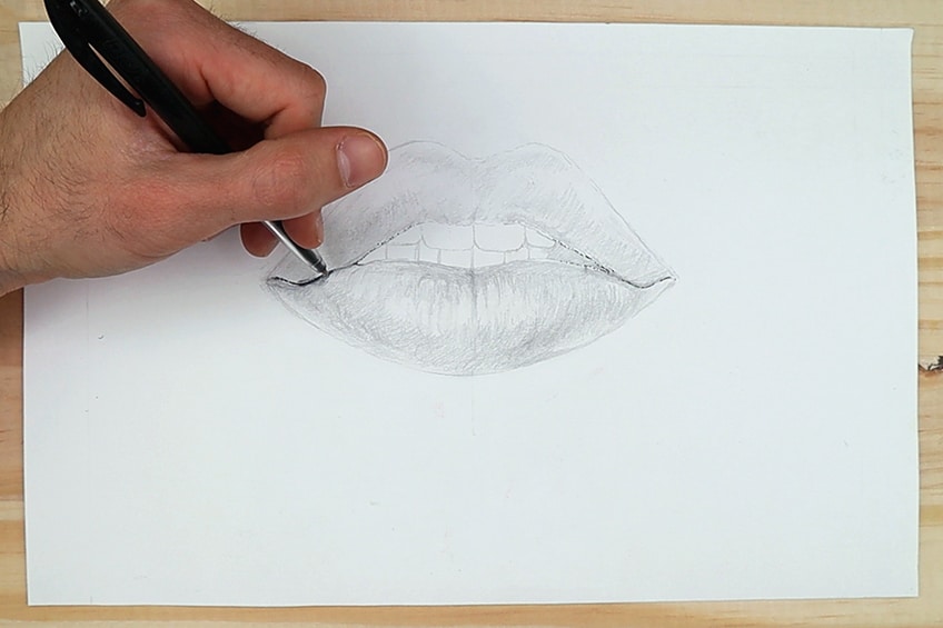 Lippen zeichnen 10