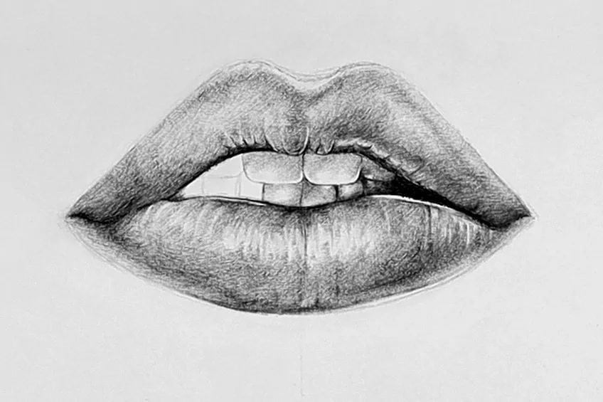 Lippen zeichnen 24