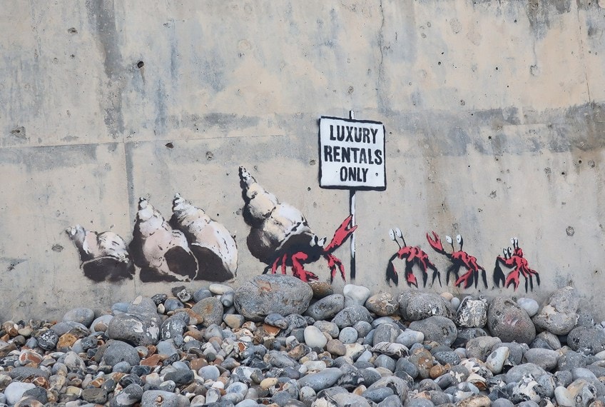 Street Art von Banksy