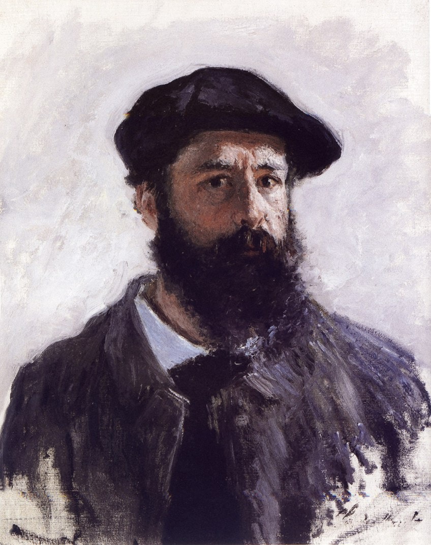 Claude Monet selbstportrait