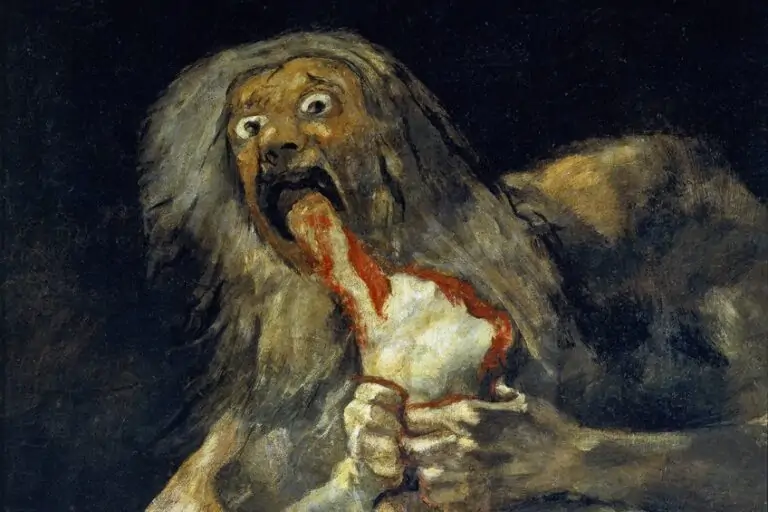 Saturn verschlingt seinen Sohn von Francisco de Goya