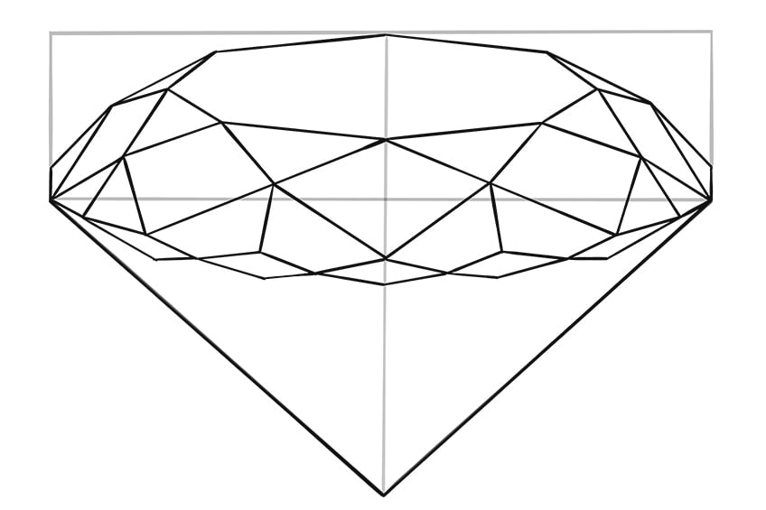 diamant zeichnen 10
