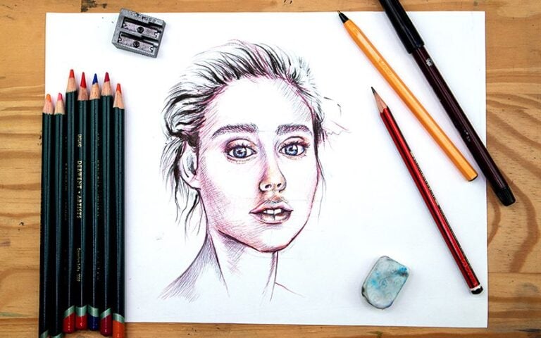 Mädchen zeichnen – Male eine realistische Mädchen-Zeichnung