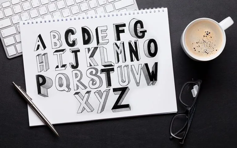 3D Buchstaben zeichnen – Lerne das 3D Lettering