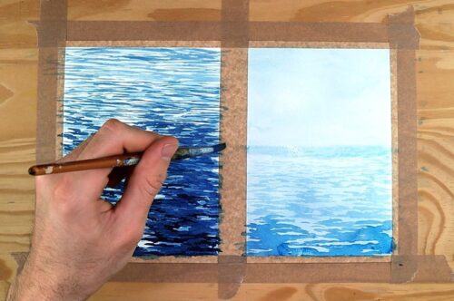 Aquarell Malen Ideen - Einfache Aquarellbilder zum nachmalen