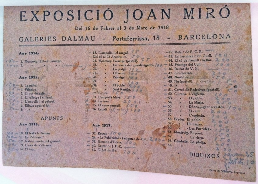 Joan Miró Ausstellung