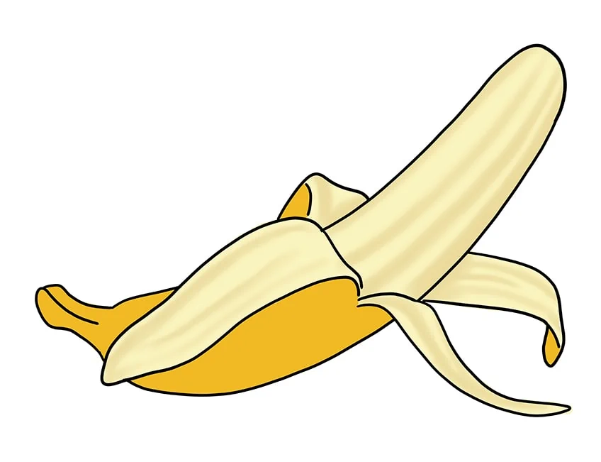 banane zeichnen 10