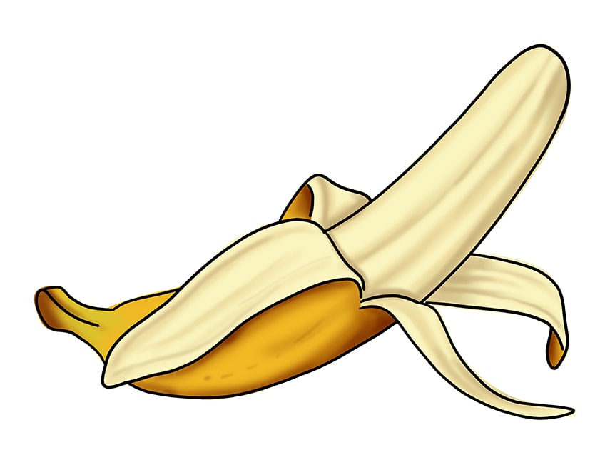 banane zeichnen 13