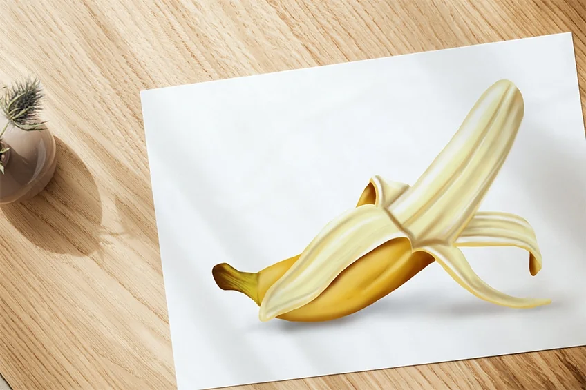 banane zeichnen