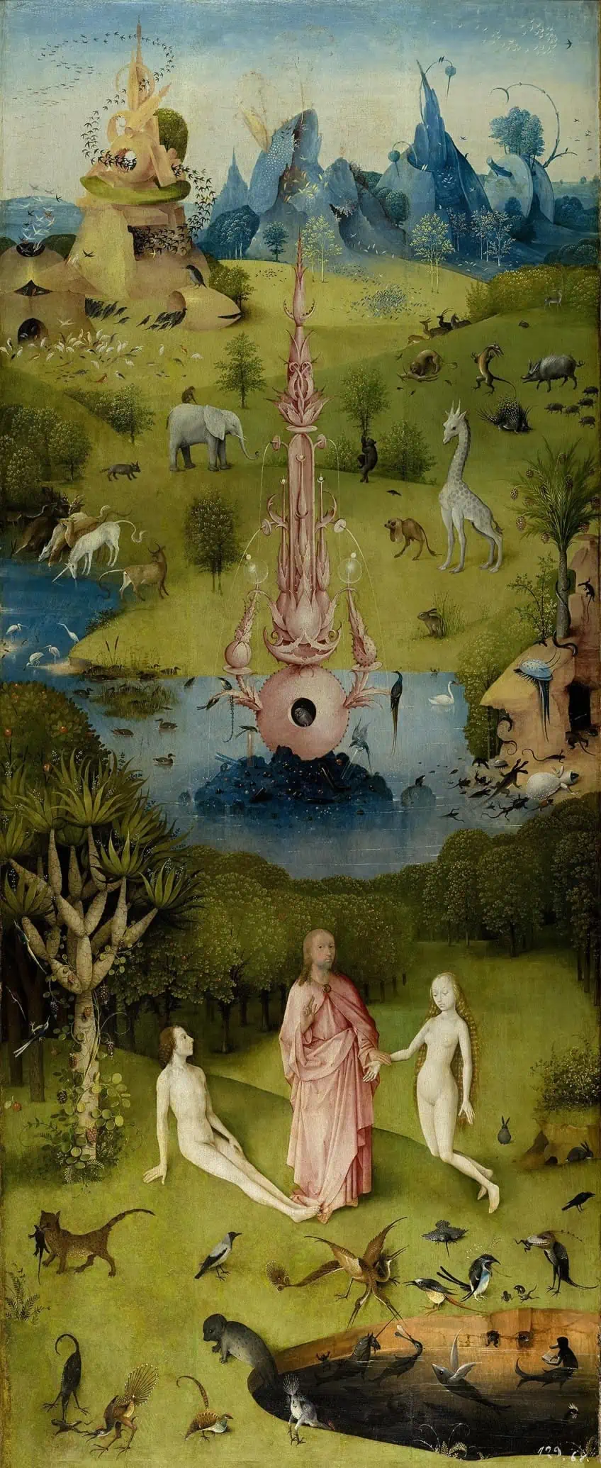 The Garden of Earthly Delights Left Panel