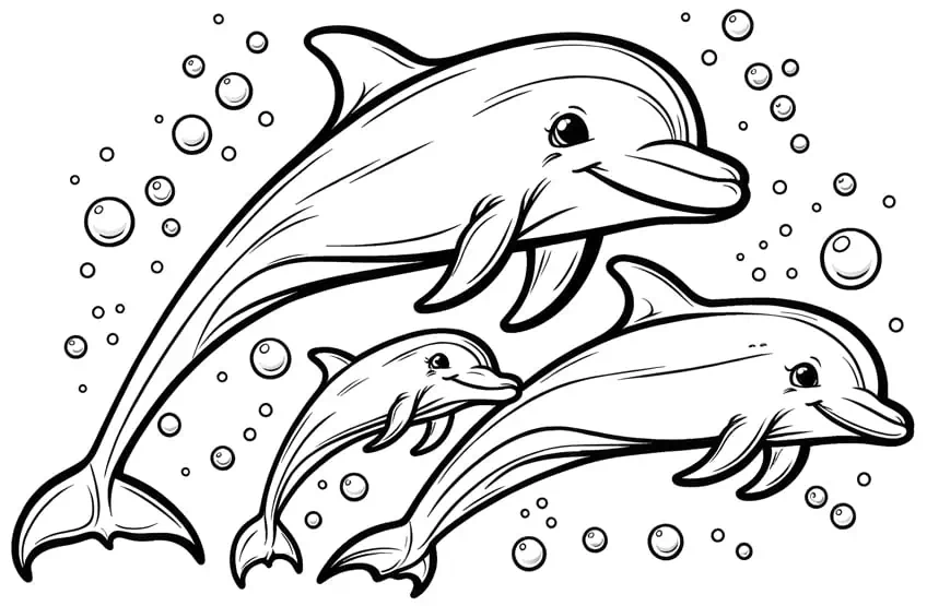 delfin malvorlage 20