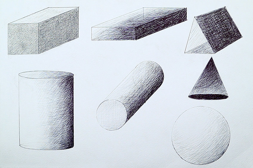 3d objects drawing
