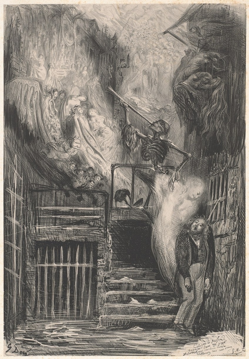 Berühmte Gustave Doré Illustrationen