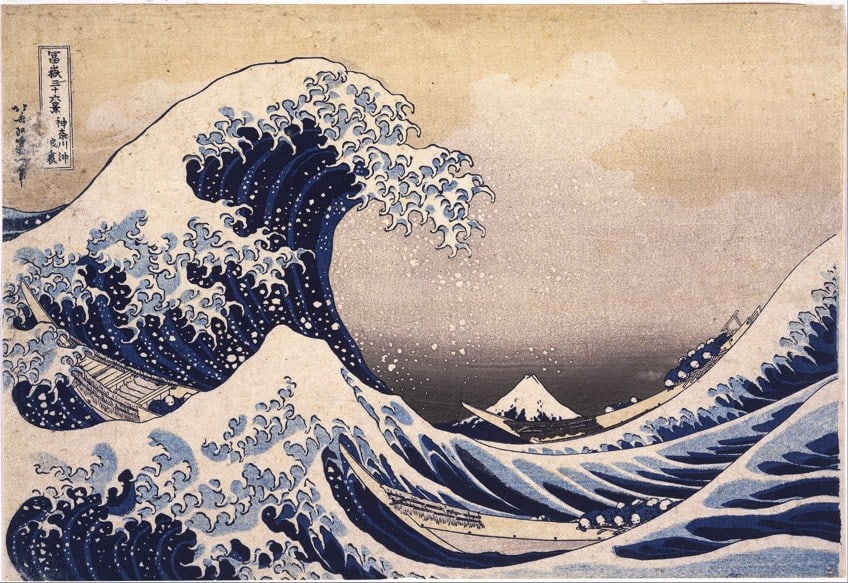 Berühmte Hokusai-Gemälde