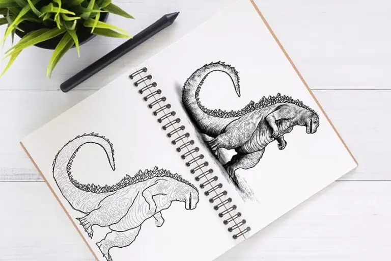 Godzilla zeichnen – Erstelle eine monströse Godzilla-Zeichnung