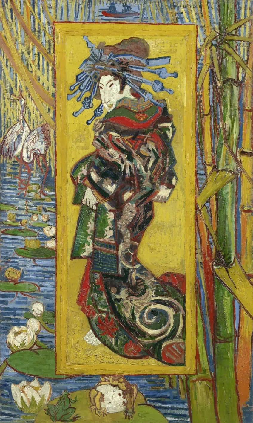 Von Japan inspirierte Gemälde von Vincent van Gogh