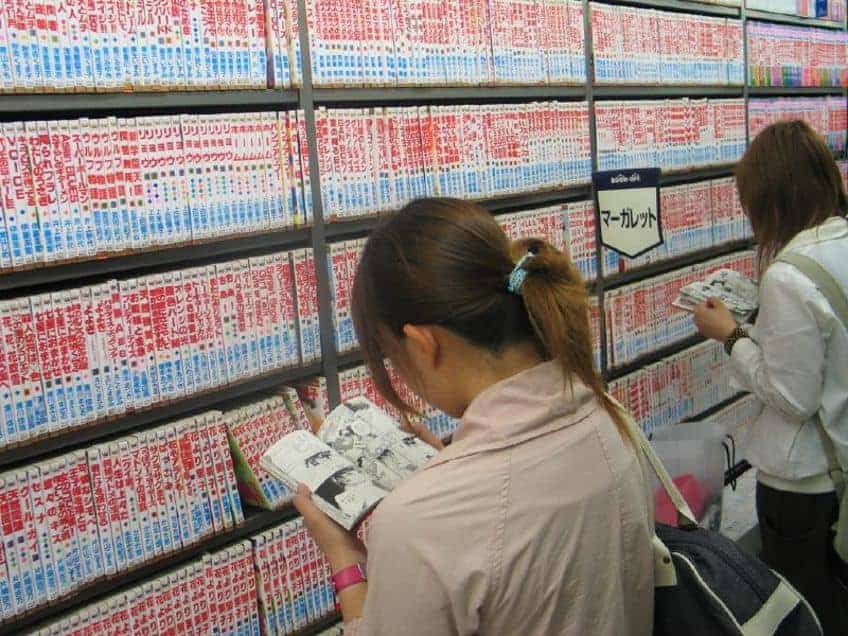 Japanischer Comicladen