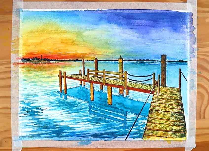Paint Easy Watercolor Landscape