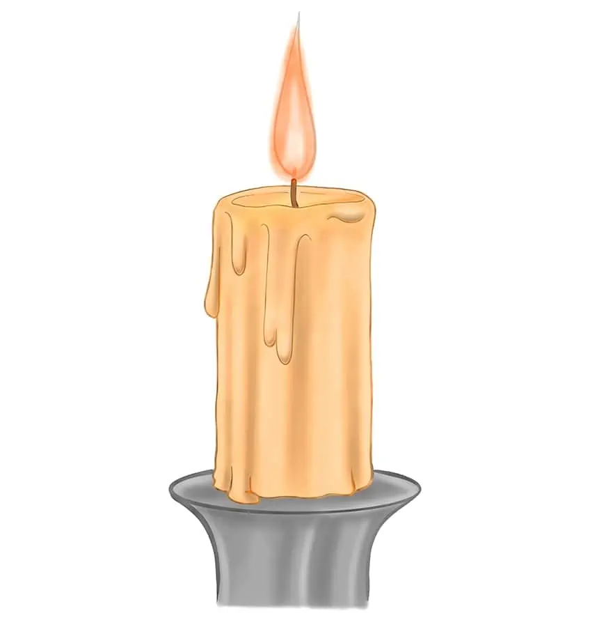 Kerzenzeichnung 11