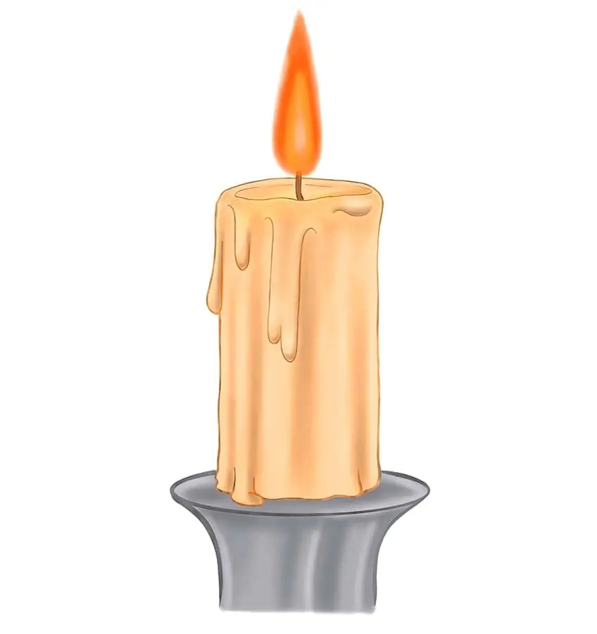 Kerzenzeichnung 13