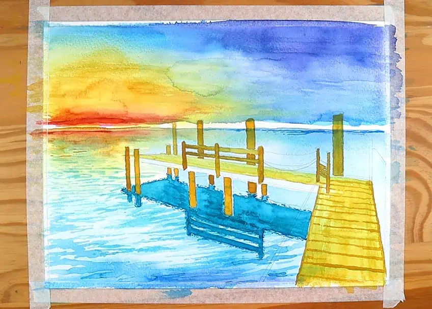 watercolor landscape 22