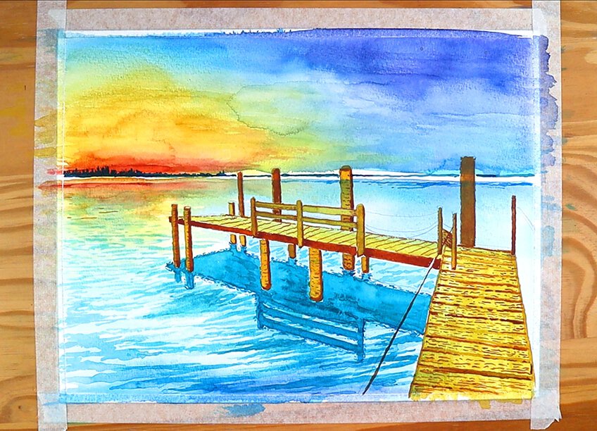 watercolor landscape 27