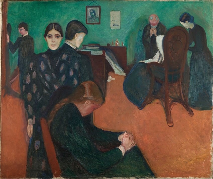 Edvard Munch Gemälde über den Tod