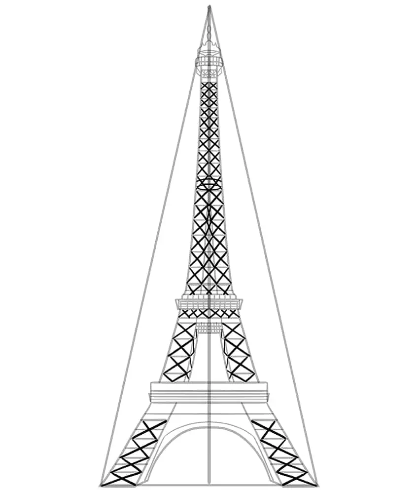 Eiffelturm Zeichnung 10
