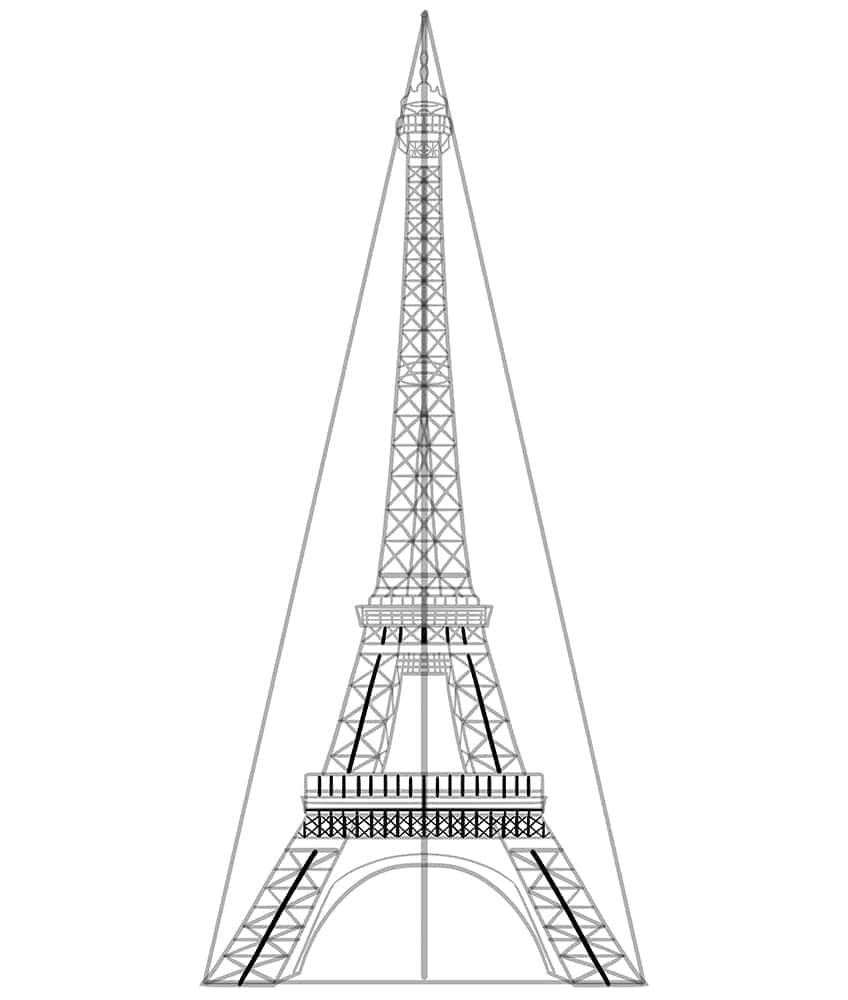 Eiffelturm Zeichnung 11