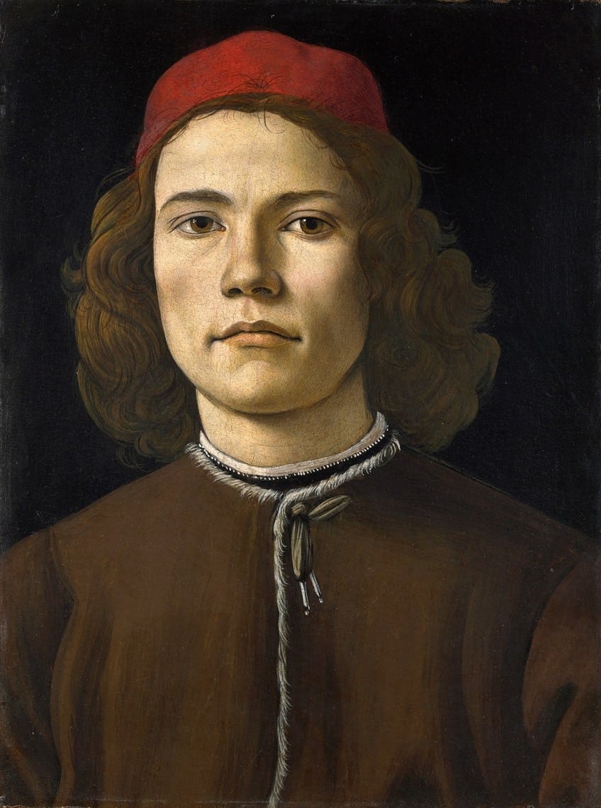 Berühmtes Porträt von Sandro Botticelli