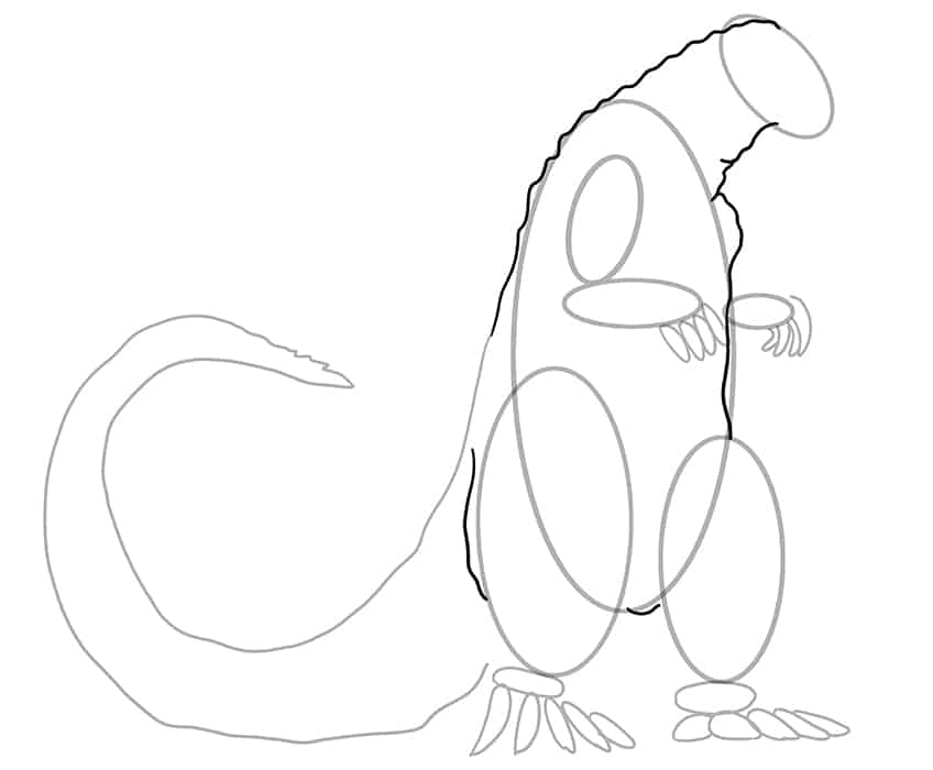 Godzilla Zeichnung 08