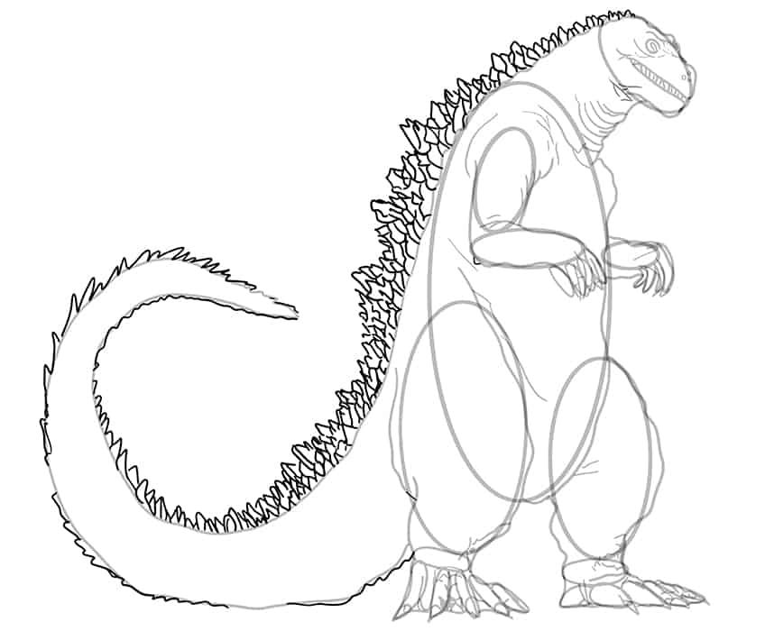 Godzilla Zeichnung 15