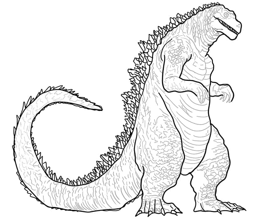 Godzilla Zeichnung 20