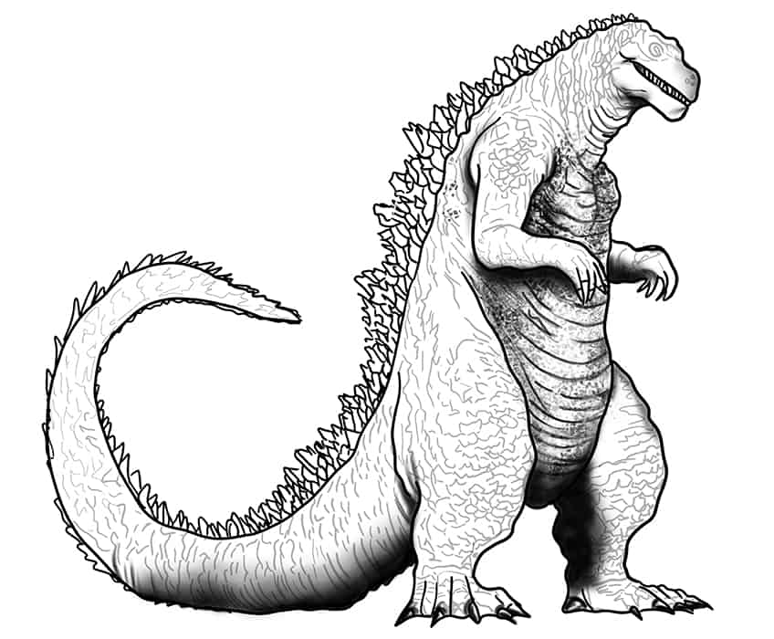 Godzilla Zeichnung 22