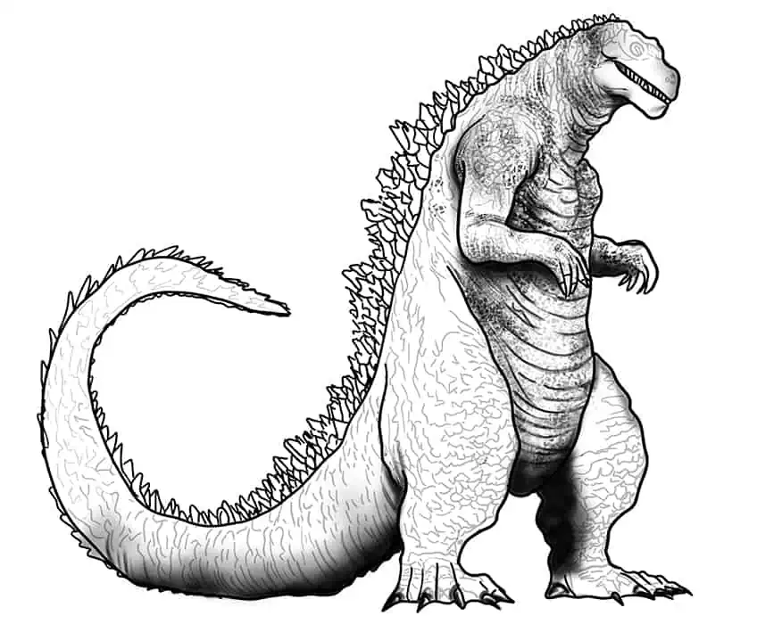 Godzilla Zeichnung 23