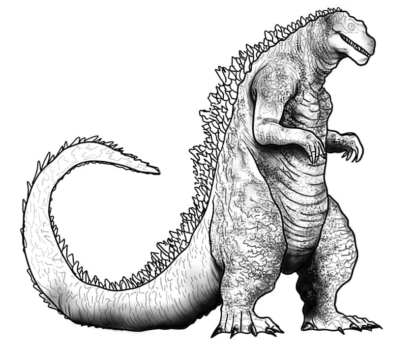 Godzilla Zeichnung 24